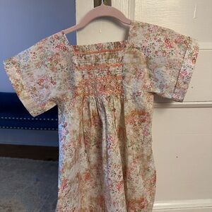 Classic Bonpoint Floral Smocked Dress